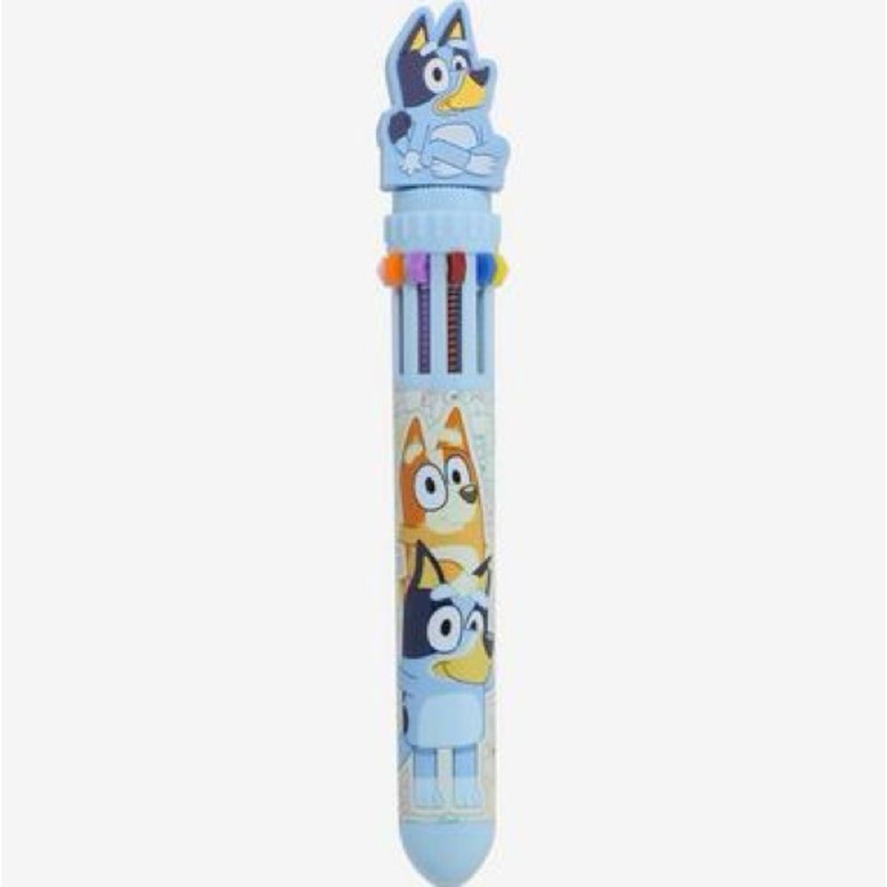 New Bluey Bingo & Bluey Multi-Color Pen NWT